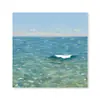 Pintura Decorativa Minimalista Paisaje Marino Azul Curativo Estilo Nórdico Hotel Alojamiento en Casa Sala de Estar Dormitorio Entrada Arte de Pared Estilo Ins