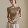 Top de crochet de punto calado, de lana 100%, de un solo hombro, hilado fino, Yangzi alemán, para primavera y otoño
