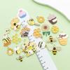 Nuevo Colgante de Aleación con Goteo de Aceite de Abeja Panal de Miel de Venta Caliente Transfronterizo DIY Pulsera Collar Accesorios de Joyería
