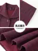 Casacos de outono e inverno para mulheres idosas, blusas com gola para mães, camisas de manga comprida plus size para senhoras idosas