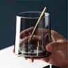 Vaso para Enjuague Bucal Estilo Hotel de Gama Alta para Uso Doméstico Estilo Ins B&B, Vaso de Vidrio Colorido Trapezoidal Resistente al Calor, Vaso de Whisky