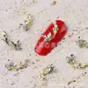 Arte de Unhas Novo Olho de Gato Laço Joia Concha de Fritillaria Pérola Borboleta Estéreo Vermelho da Internet Joias Acessórios Phnom Penh
