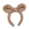 Linda Nueva Diadema de Dibujos Animados para Mujer, Diadema de Felpa para Lavarse la Cara y Aplicarse Mascarilla Facial, Accesorio para el Cabello Antideslizante