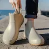 2025 Botas de Lluvia Nuevas para Pareja Botas de Lluvia de Primavera y Verano para Mujer Ropa Exterior de Hombre Estilo Pesca Camping Zapatos de Agua Botines Cortos de Moda Invierno