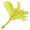 Nueva Cola Púrpura Teñida y Rayada de Colores 15-20cm Adorno de Plumas para Ropa, Accesorios para el Cabello, Vestidos de Novia y Decoraciones