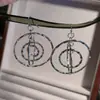 Colección~Pendientes de Borla de Cristal Lágrimas de Belleza Súper Brillantes de Estilo Coreano, Estilo Vacacional Creativo y Elegante en la Costa, Tendencia de Lujo Ligero