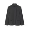 Ropa de Mujer Transfronteriza 2026 Nuevo Estilo Europeo y Americano Color Sólido Holgado Casual Chaqueta Traje Top 8504812