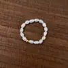 Entrega Directa de Fábrica de Anillos con Perlas de Agua Dulce Naturales Irregulares para Mujer, Nuevo Diseño de Nicho Anillo para Dedo Índice con un Toque de Lujo Ligero y de Alta Gama