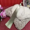 Borla de Recuerdos de Xiangfei 15CM Clavo Colgante Cerrado Bolsita Colgante para Coche Accesorios de Disfraz Antiguo Hanfu Cheongsam Accesorios para Ropa con Cuentas