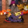 Decorações de Halloween Personalizadas Adereços Cena em Miniatura de Madeira Enfeites Desenho Animado Fantasma Presentes Festival dos Fantasmas Fantasia Transfronteiriça