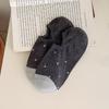 Calcetines de tobillo de puntos para mujer, verano, finos, de algodón, antideslizantes, de boca baja, invisibles, no se caen, calcetines cortos, para niños, verano, combinan con todo