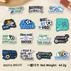 Tecido Bordado Decorativo de Futebol Inglês Transfronteiriço Adesivos Sem Costura Etiquetas Bordadas por Computador Adesivos de Patch Decorativos para Jogo de Futebol Venda por Atacado
