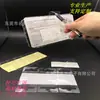 Gran cantidad de ganchos personalizados transparencias empaque de plástico caja de color pegamento