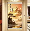 Nova Pintura de Parede Chinesa Sala de Estar Estudo Hall de Entrada Decoração de Parede de Fundo Hall de Entrada Estudo Sala de Estar Superfície de Parede de Fundo de Entrada Decoração