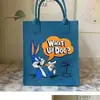Bolsa de fieltro de gran venta para regalo, bolso de mano para estudiantes de primaria, bolsa de libros de dibujos animados para estudiantes, bolsa para tutor de arte infantil