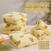 Paño de limpieza de coralina con hoja de ginkgo no propenso a la absorción de aceite, toalla de limpieza de cocina absorbente engrosada, paño para lavar platos, toalla para limpiar mesas