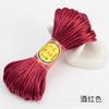 Corda de Nó Chinesa Não. 5 e Não. 67 Pulseira de Corda Trançada Acessórios para Tecelagem de Fios Materiais Artesanal DIY Corda Vermelha Atacado