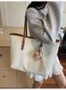 Bolso Trendy Transfronterizo para Mujer de Gran Capacidad 2026 Nuevo Estilo Texturizado de Verano Bolso de Hombro de Compras para Clase y Viajes Diarios Bolso Tote