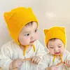 Gorro Fetal para Recién Nacido, Gorro para Bebé, Gorro de Punto para Bebé, Gorro de Punto para Bebés Pequeños, Gorro de Invierno y Otoño con Protección para los Oídos