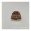 Gorro de Lana Tejido Versátil Otoño e Invierno para Niños Bordado de Cachorro Gorro Cálido Versátil para el Frío Gorro Tejido para Niños y Niñas