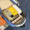 Mochila de gran capacidad, ligera y adecuada tanto para hombres como para mujeres, ideal para estudiantes de secundaria y preparatoria, perfecta para la escuela y el uso casual, y disponible para ventas transfronterizas.