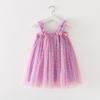 Falda Nueva para Niña, Pieza Colorida, Falda de Tirantes Arcoíris, Vestido de Malla Abullonado, Falda de Princesa para Foto de Bebé, Dropshipping