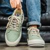 Tênis de veludo cotelê, palha de estudante, sapatos masculinos, 2025, novos, primavera, sapatos casuais de pescador, sapatos masculinos de cano baixo