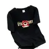 Camiseta de Manga Corta Marca de Moda Camiseta para Hombre Talla Grande para Hombre Holgada Cuello Redondo Estampada Estilo Coreano Top de Moda Ins Comercio Exterior Transfronterizo