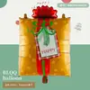 Nueva Serie de Decoración para Fiesta Navideña Mini Muñeco de Nieve, Anciano, Reno, Árbol de Navidad Globos de Papel de Aluminio Serie Navideña