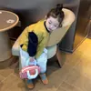 Ropa acolchada de algodón para niñas para Otoño e Invierno 2025 Nueva Chaqueta Chaleco Reversible Casual Suelta y Versátil con Cuello Redondo para Niños