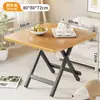 Mesa pequena, mesa de jantar dobrável, adequada para aluguel, portátil para exterior, para montar barracas, para uso doméstico em apartamentos pequenos, mesa de jantar redonda simples