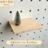 Tablero de Corcho Macizo Accesorios Caja de Almacenamiento Agujero Redondo Universal Pequeño Clavija de Madera Fósforo Estante de Capas Gancho Divisor