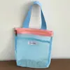 Bolsa de Tocador Portátil Ins Bolsa de Almacenamiento Multifuncional Bolsa de Baño con Drenaje de Mano Bolsa de Playa de Viaje de Moda para Fitness Natación