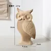 Materiales en Blanco de Animales de Madera, Materiales de Madera Cruda, Figuras Súper Lindas Pintadas a Mano para DIY, Adornos de Escritorio, Piezas en Blanco Blancas