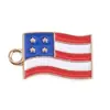 Dia da Independência Bandeira Americana Pingente de Liga com Gotejamento de Óleo Pulseira Brincos Colar DIY Acessórios de Joias Transfronteiriça