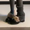 2026 Nuevos Zapatos de Tacón Alto con Punta Redonda y Piel Sintética Slip-on Mary Janes con Peluche Zapatos Pequeños de Piel Estilo Retro para Mujer Zapatos de Tacón Grueso