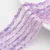 Cuentas de Vidrio Transparente Hielo Aretes DIY Cuentas Sueltas Agrietado Ligero Octagonal Plano Cristal de Hielo Cristal Artificial Cuentas para Bisutería Venta al por Mayor