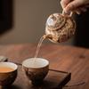 Exquisita Tetera Dorada de Dunhuang, Juego de Té de Una Tetera y Dos Tazas, Tetera y Taza de Té Culturales y Creativas, como Regalo de Recuerdo para Personas Mayores y Clientes