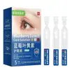 Canal de Douyin y Kuaishou de la Farmacia Ali: Venta al por mayor y entrega directa de solución para el cuidado ocular con luteína de arándano en paquete de 5