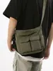 Bolso Bandolera para Mujer 2026 Estilo Literario Bolso de Hombro Juvenil Ins Gran Capacidad Bolso de Lona para Trabajo Bolso para Estudiante Universitario