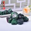 Piedra cruda roja y verde de grano grande, piedra cruda de cristal, piedra desnuda, espécimen mineral, piedra de aromaterapia, fabricantes de piedras de expansión al por mayor