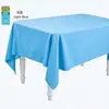 Ventas Directas de Fábrica En Stock Manteles Desechables de PE de Color Sólido Manteles de Fiesta Manteles Decorativos Engrosados Venta al por Mayor Transfronteriza Más Vendidos