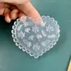 Molde de Arte para Uñas de Dibujos Animados al por Mayor Silicona de Alta Transparencia No se Pone Blanco Molde para Uñas de Epoxi Flor de Tulipán Lazo