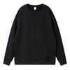 300g pele macia e clara Terry pescoço redondo suéter primavera e outono fino hoodie amantes de cor sólida personalizado LOGO
