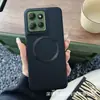 Adecuado para Moto Edge70Fusion Patrón de Guijarros Funda Magnética para Teléfono Patrón de CD Anillo Magnético G67 Cubierta Protectora Anti-Caídas