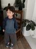 Produtos Infantis Jiaye 2024 Outono Infantil Novos Suéteres Patchwork Xadrez para Homens e Mulheres Bebê Floresta Casual Tops de Manga Comprida