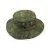 Sombrero redondo de camuflaje de origen transfronterizo para aficionados militares Bennie sombrero de sol de verano sombrero de pitón sombrero de pescador para exteriores oferta
