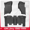 Adecuado para Gmc Jimy 1995-1999 Tapetes de Piso 3D para Todo Clima de TPE y Tapete de Cajuela