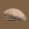 Boina Estilo Coreano para Mujer, Otoño e Invierno, Gama Alta, Cálido Sombrero de Lana de Artista, Elegante, Sombrero que Adelgaza el Rostro, Estilo Invierno para Mujer