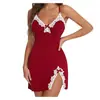 Bata Europea y Americana Transfronteriza Tallas Grandes Lencería Sexy Lencería Divertida de Encaje Ajustada sin Tirantes Push-Up Sexy Conjunto de Bata